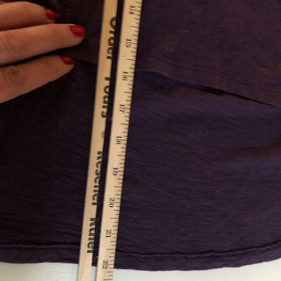 Threads 4 Thought by Anthropologie Large purple scoop front cold shoulder - Picture 7 of 14